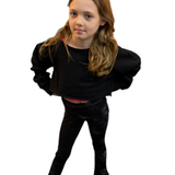 Tie Dye Rib Flare Legging | sls apparel