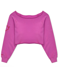 Load image into Gallery viewer, Shane Off Shoulder Crop Sweatshirt | KatieJ NYC