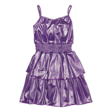Load image into Gallery viewer, Metallic Pleated Tank Dress | FBZ