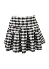 Load image into Gallery viewer, Houndstooth Pleated Skort | FBZ