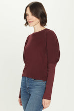 Load image into Gallery viewer, Reverse Terry Puff Sleeve Sweatshirt | GOLDIE