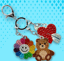 Load image into Gallery viewer, Charm Holder Keychain | StickerBeans
