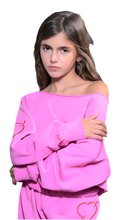 Load image into Gallery viewer, Shane Off Shoulder Crop Sweatshirt | KatieJ NYC
