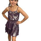 Metallic Pleated Tank Dress | FBZ