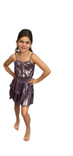 Load image into Gallery viewer, Metallic Pleated Tank Dress | FBZ

