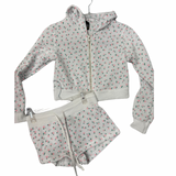 Floral Zip Up Sweatshirt  | LOVEjunkie