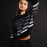 Exon With Ombré Stripes Pullover | Michael Lauren