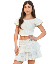 Load image into Gallery viewer, Lottie Eyelet Skirt | FBZ
