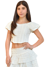 Load image into Gallery viewer, Macie Puff Sleeve Top | FBZ
