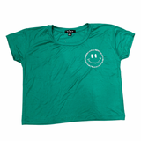 Embroidered Smiley Tee | FBZ