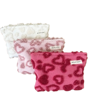 Load image into Gallery viewer, Large Heart Makeup Bag
