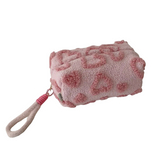 Fuzzy Heart Pouch