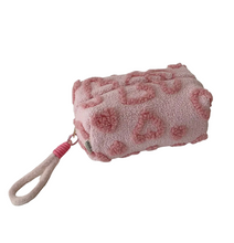 Load image into Gallery viewer, Fuzzy Heart Pouch
