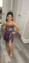 Load image into Gallery viewer, Metallic Pleated Tank Dress | FBZ
