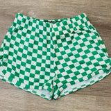 Checkered Sweat Shorts | FBZ