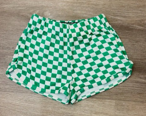 Checkered Sweat Shorts | FBZ