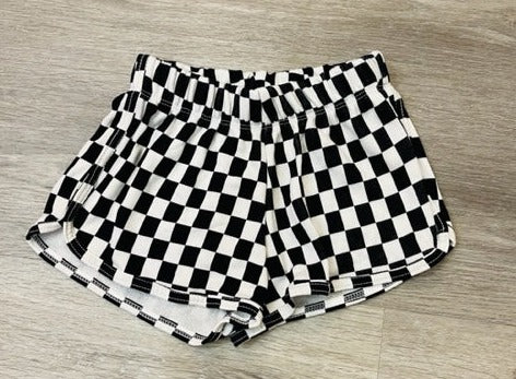 Checkered Sweat Shorts | FBZ