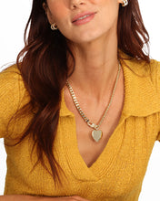 Load image into Gallery viewer, Julian XL Heart Cuban Chain Necklace | Melinda Maria
