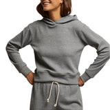 Azalia Waffle Hoodie | perfectwhitetee