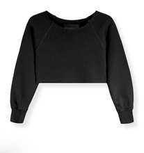 Load image into Gallery viewer, Shane Off Shoulder Crop Sweatshirt | KatieJ NYC
