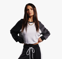 Load image into Gallery viewer, Siri Colorblock Raglan Pullover | Michael Lauren
