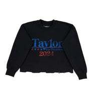 Load image into Gallery viewer, Taylor For President Crop Sweatshirt | PRINCE PETER
