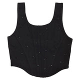 Crystal Stones Tank Top| FBZ