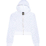 Floral Zip Up Sweatshirt  | LOVEjunkie