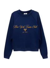 Load image into Gallery viewer, NY Tennis Club Raglan Sweatshirt | SUNNY SOMEWHERE
