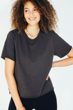 Load image into Gallery viewer, Eddie Tee with Raw Hem | perfectwhitetee
