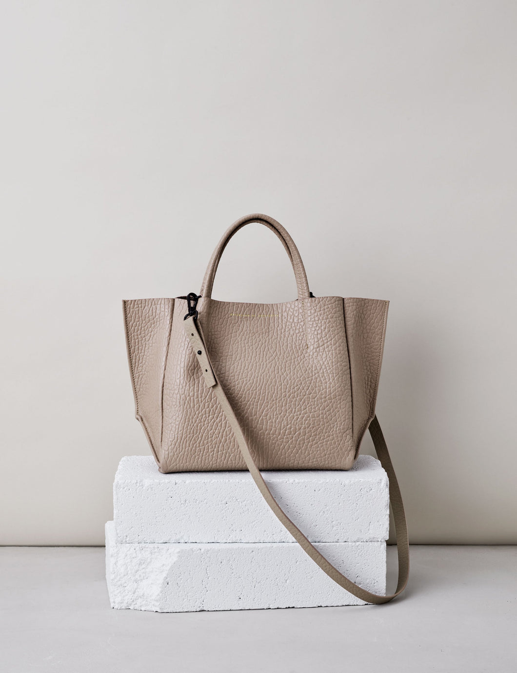 Taupe Half Tote | AMPERSAND AS APOSTROPHE