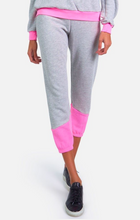 Load image into Gallery viewer, Melbourne Color Block Crop Sweatpant | Michael Lauren

