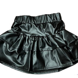Pleather Tiered Skirt | Tweenstyle