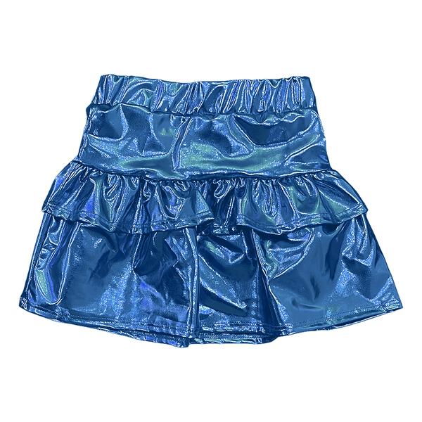 Metallic Tiered Skirt | Tweenstyle