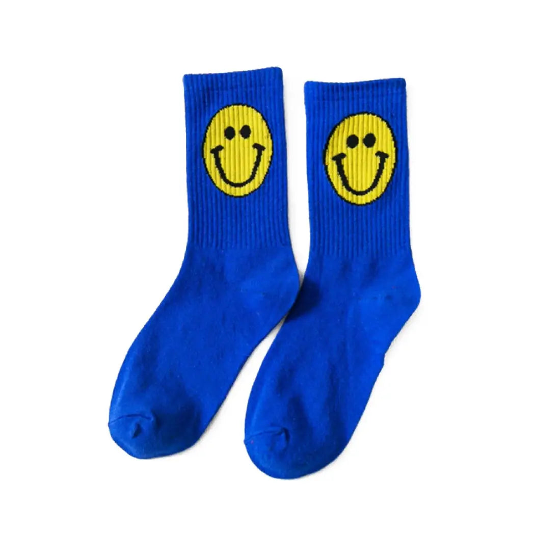Smiley Face Tube Socks