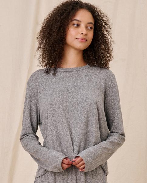 The Long Sleeve Crop Tee | THE GREAT