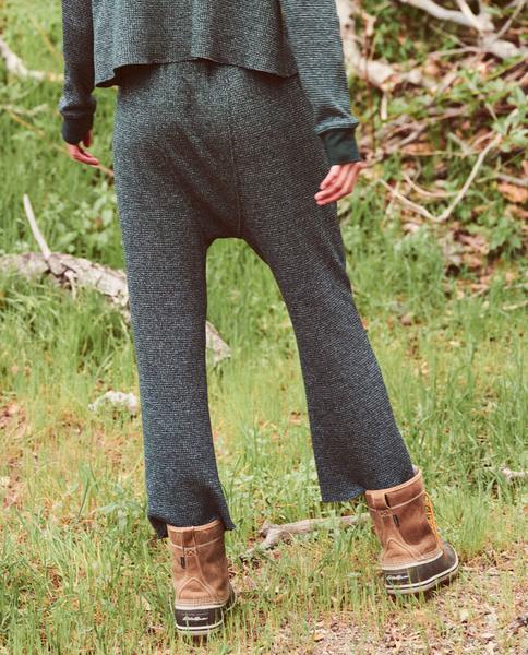 The Waffle Cropped Sweatpant | THE GREAT